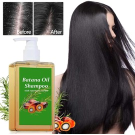 2PCS Shampoo Romero, Aceite de Batana y Romero,Champú batana oil, champú de batana para la caida del cabello, nutrir y regenerar el cabello suave de las mujeres