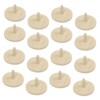 Kisangel 20pcs Wooden Golf Ball Position Markers Durable Eco-Friendly Alignment