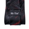 Hi-Tie Men Ties Sets Silk Stripe Paisley Necktie Pocket Square