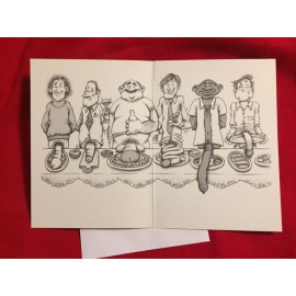 Naughty Greeting Card Funny Humor Sarcastic Joke Christmas Thanksgiving Day