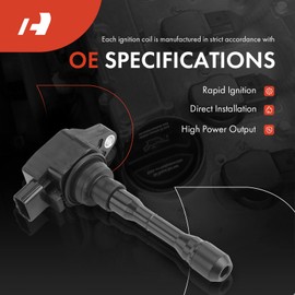 A-Premium Paquetes de bocinas de encendido compatibles con Nissan Altima 2019-2021 e Infiniti QX50 2019-2021, QX55 2022, L4 2.0L, juego de 4 piezas