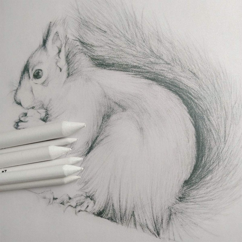 6 PCS Blending Stumps and Tortillions, Sketch Drawing Tools, Paper