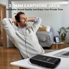 Cassette Player & Recorder with USB Lapel Microphone - USB