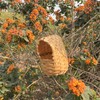 Natural Bird Houses, Bamboo Handmade Bird House, Finch Hideout Cage,