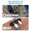 WLLHYF Cable Clips 3PCS Cord Wire Organizer Cable Management Holders