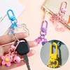 Mini carabiner key ring, small key rings, pack of 30