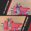 AROEDVISE Home Vise 4-1/2" Jaw Width Bench Vise with a