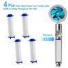 4 Pieces PP Cotton Filter for Shower,Water Filter Element Use