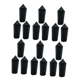 SUPVOX 80pcs Protector Axe Flights Target Flights Wing Protectors Flight Accessories Protector for Flight Standard Flights Flight Wing Protector Wing Plastic Corrector Black
