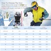 Ski Gloves, Warmest Waterproof and Breathable Snow Gloves for Cold