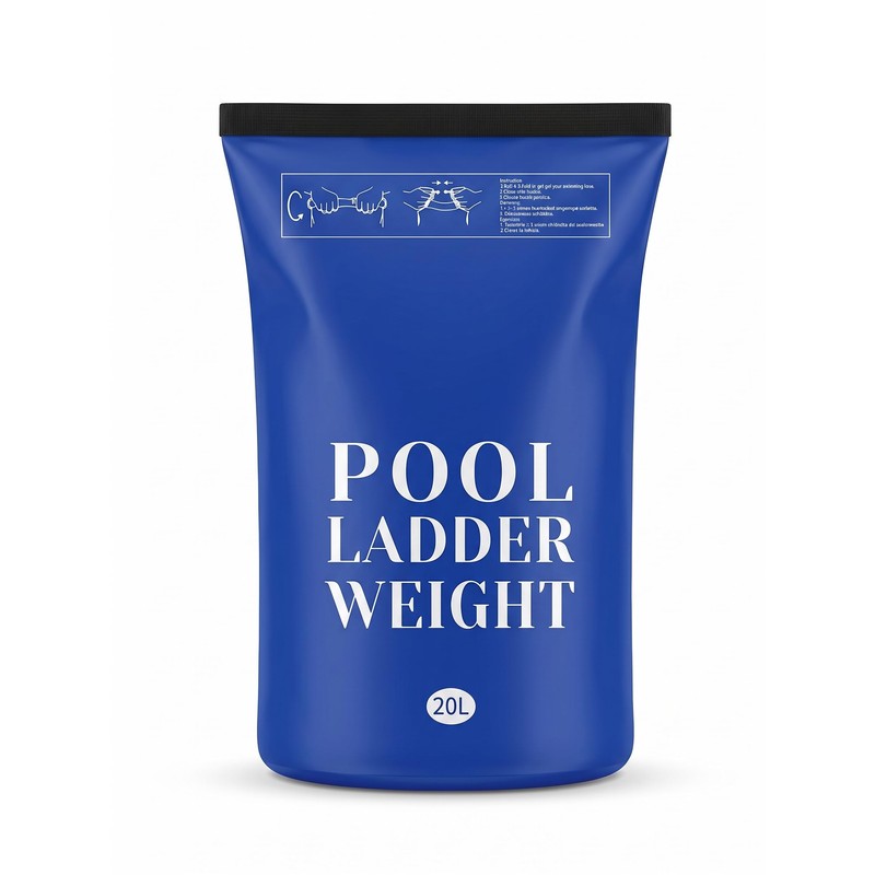 2 Pack 20L/60lb Waterproof Pool Ladder Weights & Sand Bags