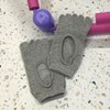 JPAR Home Pilates Toe Socks Light Gray 2ea