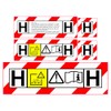5X H Class Replacement Stickers Laminated, for Vacuum Hover Extractor