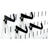 Wall Control 3-1/2in Reach Curved Tip Slotted Hook Pack -