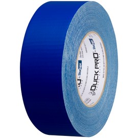 Shurtape Duck Pro Contractor Grade, Colored Cloth Duct Tape for Industrial Color Coding, Sealing, Seaming and Splicing, 48mm x 60yd, 9.0 mil, Blue, 1 Roll (105492)