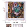 VETPW 5D DIY Owl Diamond Painting Set, DIY Specially Shaped
