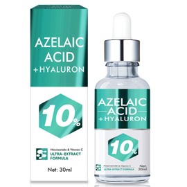 Azelaic Acid 10% for Face, Redness Soothing, Blemish and Spots Care, Hyaluron Face Serum for Anti Aging and Improve Skin
