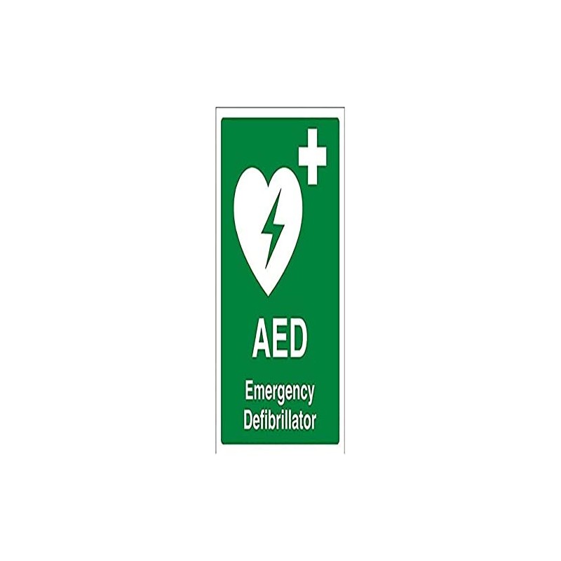 vsafety 31034 an-s "AED Notfall Defibrillator" Erste Hilfe Allgemeine Schild,