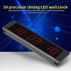 LED Remote Wall Clock Prscise Timer Stopwatch for Fitness Training
