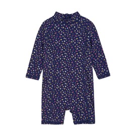 CareTec Girls' Swim Suit L/S-Girls, Golden Cream