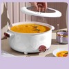 Fdit Electric Cooking Pot, Antisticking Multi Function 3 Temp Modes