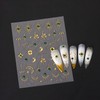 Nail Art Stickers Bohemian Snake Moon Star Nail Sticker 3D