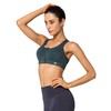 Yvette Sports Bra, Strong Support, Front Closure – Mesh Racer