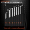 HORUSDY 10-Piece Extra Long Ratcheting Wrench Set with Tool Bag,