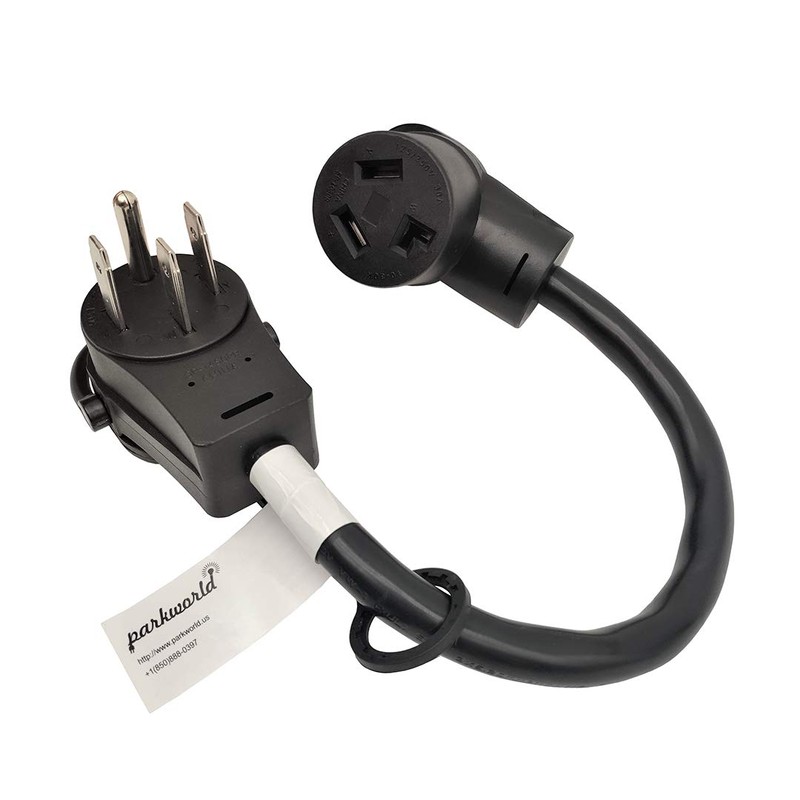Parkworld 62039 RV 50A Splitter Adapter Cord 14-50P to 14-50R