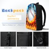3PCS Baseball Backpack Set for Boys, Lightweight Large Backpack with