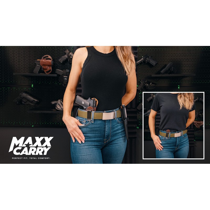 Maxx Carry Tuckable IWB Leather Holster Fits SIG P320 XCarry