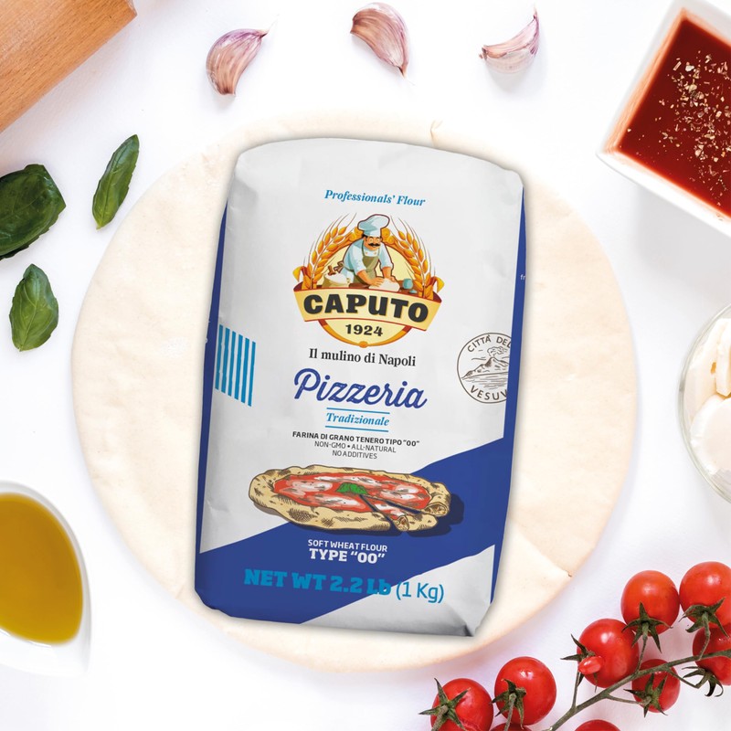Mulino Caputo 00 Pizzeria Flour - 1-kilo bag (Pack of