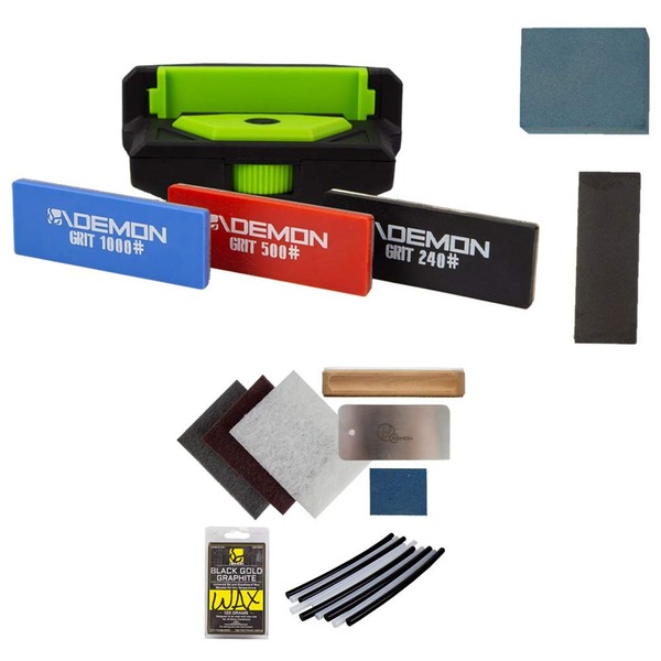 DEMON UNITED Elite X Ski and Snowboard Edge Combo Package