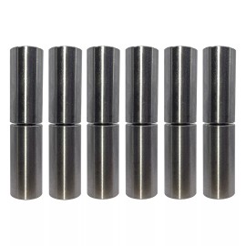 Sidco Supply 4” Inch Weldable Barrel Hinges – Heavy Duty Gate Hinges – Weld On - 6 Pack