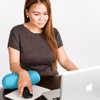 Travel Fanatics Mini Microbead Pillow – 3.5"x8" Small Neck Pillow