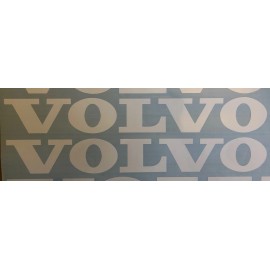 Sticker Decal Vinyl Volvo Logo 12” Vinyl Decal Sticker (Set of 2) White Replacement Mini Excavator