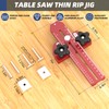 HFM Thin Rip Table Saw Jig Guide for Making Repetitive