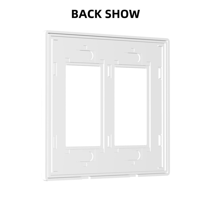 Rose Pink 2 Gang Double GFCI Decorator Rocker/decorator Light Switch