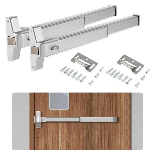 BEAMNOVA 2 Pack 27.5 Inch Door Push Bar Commercial Panic