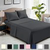 Rohi Dark Grey King Size Flat Sheet Microfibre – Ultra-Soft,