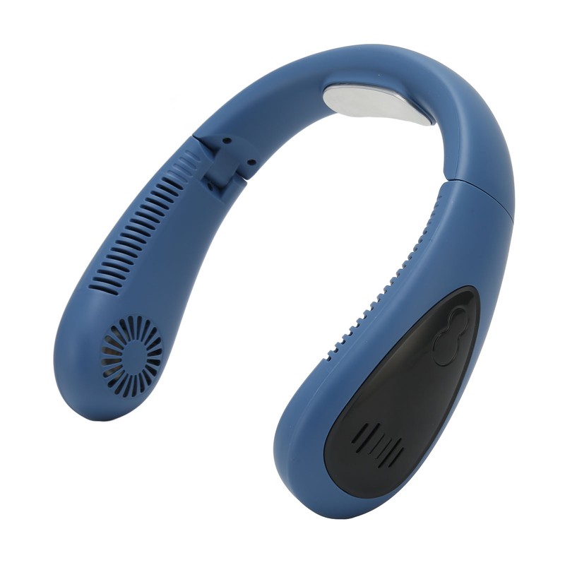 Bladeless Neck Fan USB Charging LED Digital Display 3 Speeds