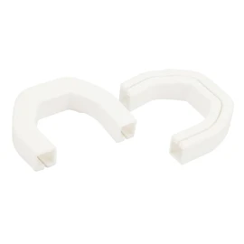 Ronyme 2Pcs Tow Hooks Covers Tow Hitch Accessory Repair Automotive Accessories Car Part Tow Hitch Covers for RAM 1500 2019-2024, White
