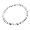 Treasure Bay Mens Solid 925 Sterling Silver Chain Bracelet -