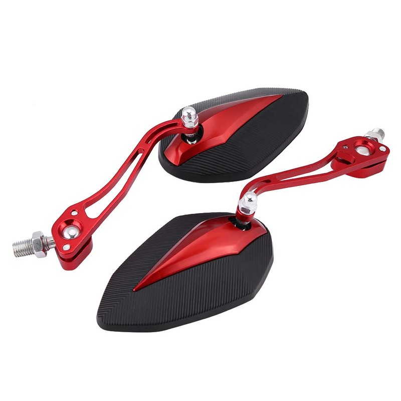KIMISS Par 8mm 10mm Universal Moto Scooter Espejo retrovisor de