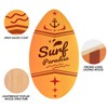 seething 35 Inch Skimboard with High Gloss Coat Wood Skim