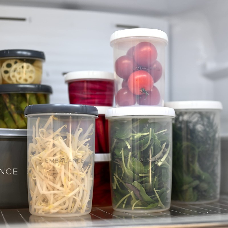 Wilmax T12100 Embalance Deep Round Container, L 59.1 fl oz