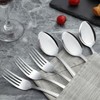 Unokit Forks and Spoons Set - 24Pcs Silverware Set, Food