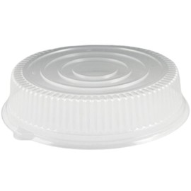 Sovereign Clear Plastic Round Tray Lid, (16") 1 Pc. - Durable & Stylish Design, Perfect for Parties, Events, Catering, Everyday Use, & More