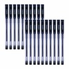 CLARO Technik Ballpoint Pens, BLACK, Fine Point (0.7mm), Pack of