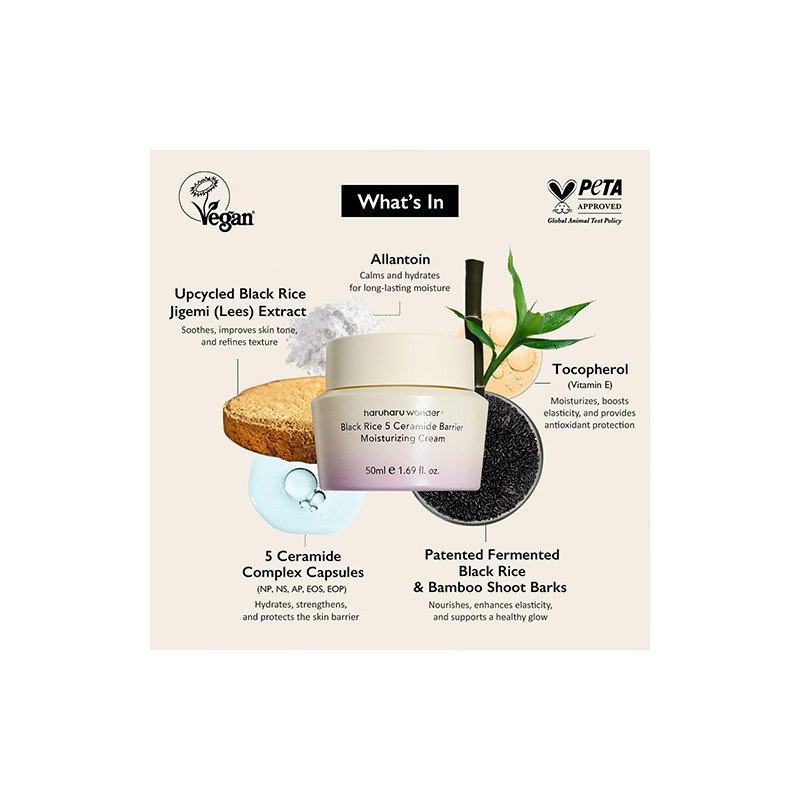 haruharu wonder [haruharu wonder]Black Rice 5 Ceramide Barrier Moisturizing Cream